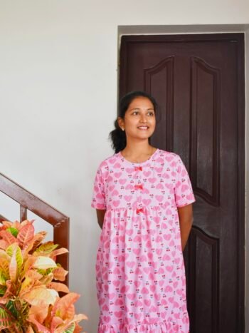 Pink hearts (2-tier)